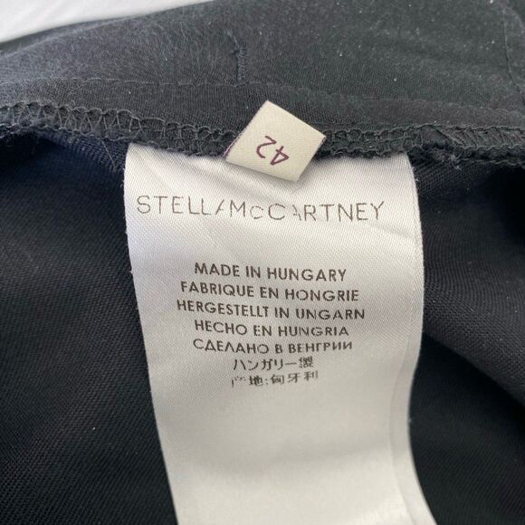 Stella McCartney Vivian Wool Skinny Zip-Cuff Pants in Black Size 42 - Picture 12 of 12